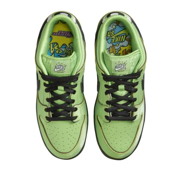 The Powerpuff Girls x Nike SB Dunk Low Buttercup