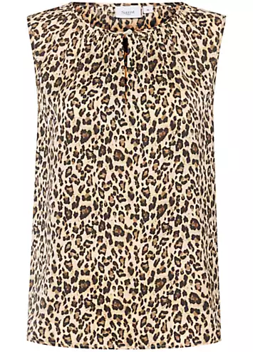 Vanea Sleeveless Round Neck Top by Saint Tropez | Look Again