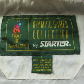 Vintage 90s USA Olympic Team Starter Jacket L Atlanta 1996 Games