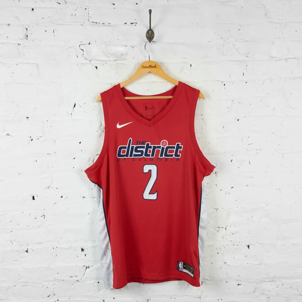 Vintage NBA District Of Columbia Jersey - Red - XL