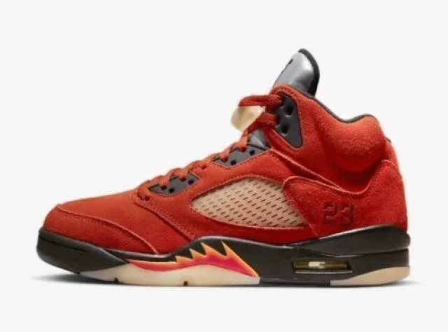 Wmns nike air jordan 5 retro dunk on mars 5-12 black fir...