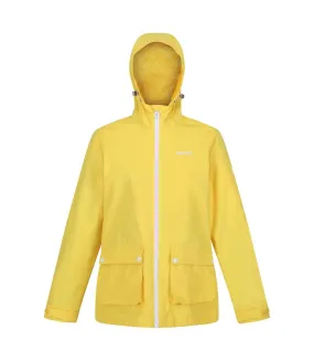 Womens/ladies baysea waterproof jacket maize yellow Regatta