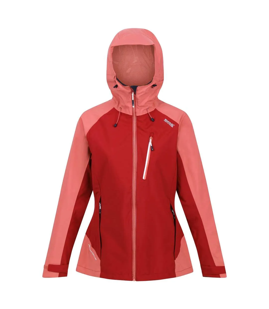 Womens/ladies birchdale shell waterproof jacket rumba red/mineral red Regatta