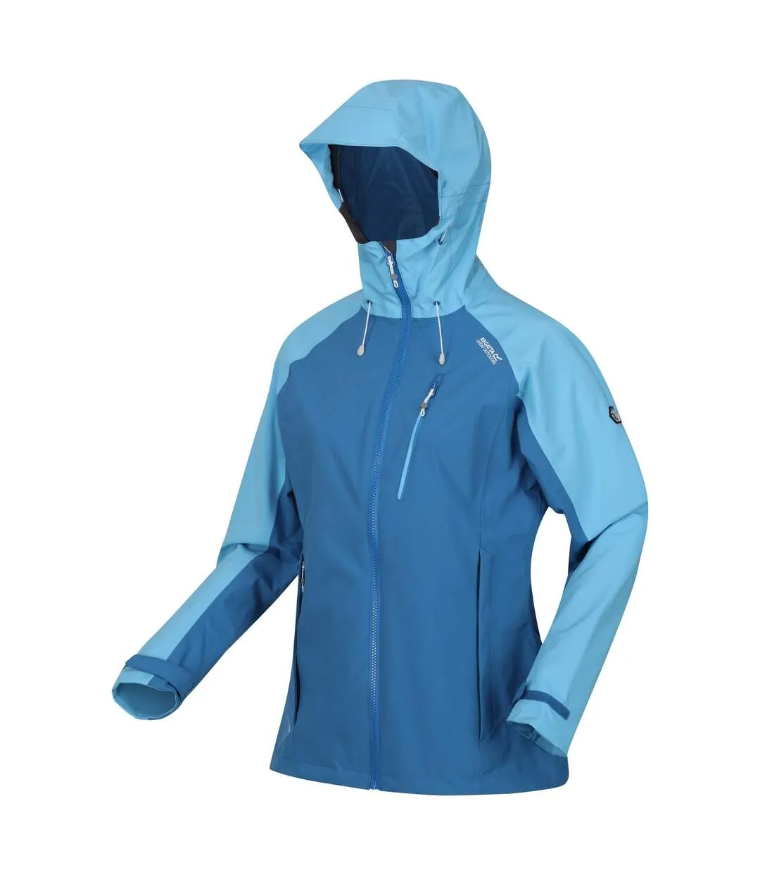 Womens/ladies birchdale shell waterproof jacket vallarta blue/ethereal Regatta